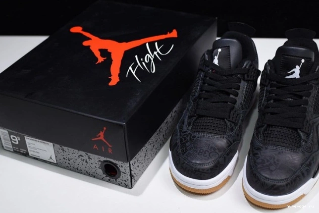 Retro 4 Black Laser Jordan Air CI1184-001 0604